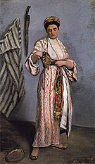 Woman in Moorish Costume 1869 - Frederic Bazille reproduction oil painting