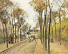 The Boulevard Des Fosses Pontoise 1872 - Camille Pissarro reproduction oil painting