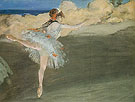 The Star Dancer on Point c1877 - Edgar Degas