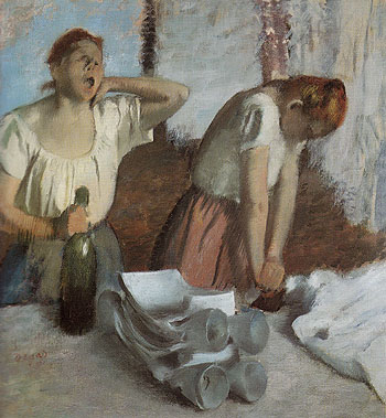 The Ironers c1884 - Edgar Degas reproduction oil painting