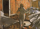 Woman at her Toilette c1886 - Edgar Degas reproduction oil painting