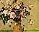 Vase of Flowers c1879 - Paul Cezanne reproduction oil painting