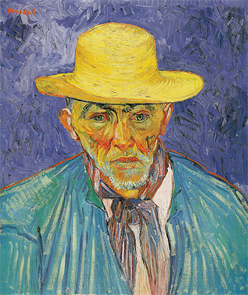 Portrait of a Peasant 1888 - Vincent van Gogh reproduction oil painting