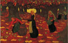 The Chestnut Gatherers 1892 - Georges Lacombe reproduction oil painting