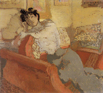 Portrait of Madame Hessel c1900 - Edouard Vuillard reproduction oil painting