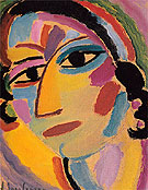 Mystic Head No 21 Galka 1917 - Alexei von Jawlensky