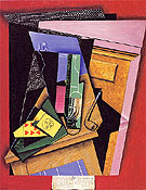 Still Life with a Poem 1915 - Juan Gris