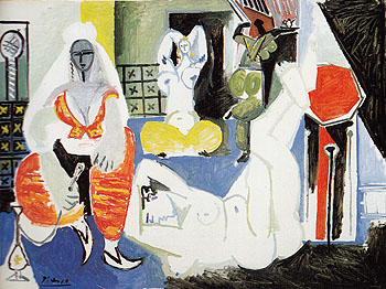 Women of Algiers I 1955 - Pablo Picasso reproduction oil painting