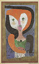 Maid of Saxony 1922 - Paul Klee reproduction oil painting