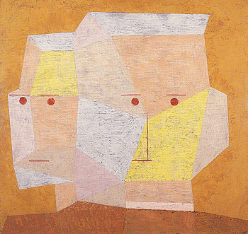 Two Heads 1932 - Paul Klee reproduction oil painting