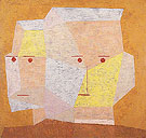 Two Heads 1932 - Paul Klee reproduction oil painting