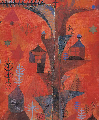 The Tree Of Houses 1918 - Paul Klee reproduction oil painting