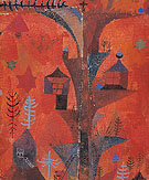 The Tree Of Houses 1918 - Paul Klee