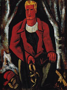 Young Hunter Hearing Call to Arms 1939 - Marsden Hartley reproduction oil painting