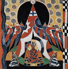 American Indian Symbols 1914 - Marsden Hartley reproduction oil painting