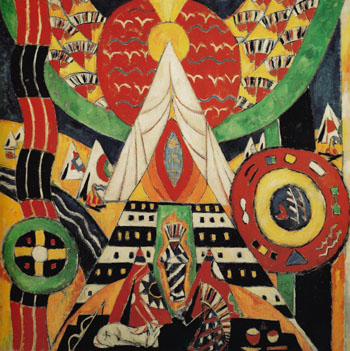 Indian Composition 1914 - Marsden Hartley reproduction oil painting