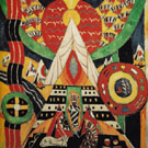 Indian Composition 1914 - Marsden Hartley reproduction oil painting