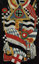 Portrait of a German Officer 1914 - Marsden Hartley reproduction oil painting