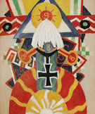 Painting No49 Berlin 1914 - Marsden Hartley reproduction oil painting