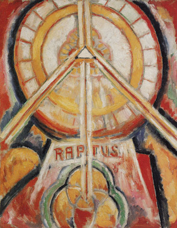 Raptus c1913 - Marsden Hartley reproduction oil painting