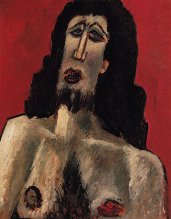 Christ c1941 - Marsden Hartley reproduction oil painting