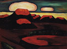 Earth Cooling Mexico 1932 - Marsden Hartley reproduction oil painting