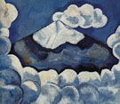 Popocatepetl Spirited Morning Mexico 1932 - Marsden Hartley reproduction oil painting