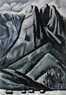 Waxenstein at Hamarsbach Garmisch Bavaria 1933 - Marsden Hartley