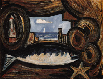 Sea View New England 1934 - Marsden Hartley reproduction oil painting