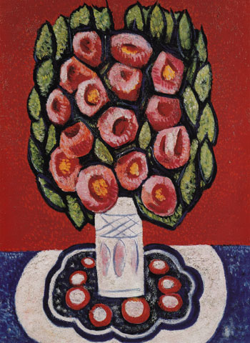Flowers Roses from Hispania 1936 - Marsden Hartley reproduction oil painting