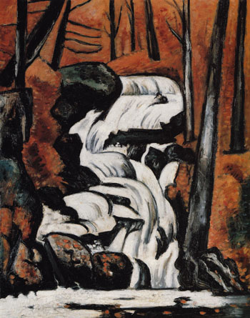 Smelt Brook Falls 1937 - Marsden Hartley reproduction oil painting