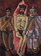 Three Friends 1941 - Marsden Hartley reproduction oil painting