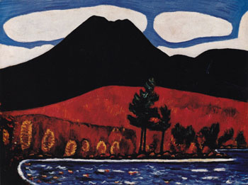 Mount Katahdin Autumn No2 c1939 - Marsden Hartley reproduction oil painting