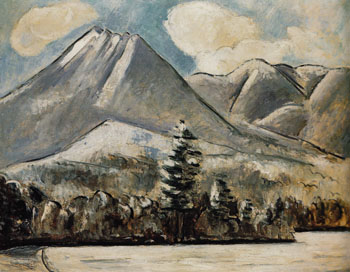 Mount Katahdin Maine First Snow No1 c1939 - Marsden Hartley reproduction oil painting