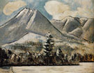 Mount Katahdin Maine First Snow No1 c1939 - Marsden Hartley