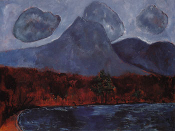 Mount Katahdin 1942 - Marsden Hartley reproduction oil painting