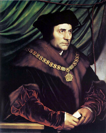Sir Thomas More 1527 - Hans Holbein reproduction oil painting