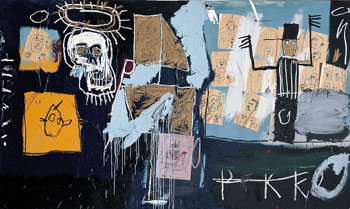 Slave Auction 1982 - Jean-Michel-Basquiat reproduction oil painting