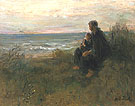 Anxiously Waiting - Jozef Israels