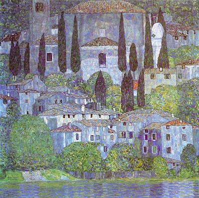 Gustav Klimt - The Church in Cassone