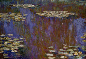 Water Lilies 1905 - Claude Monet reproduction oil painting