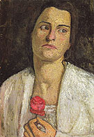 Clara Rilke Westhoff 1905 - Paula Modersohn-Becker reproduction oil painting