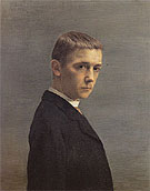 Self Portrait at the Age of Twenty 1885 - Felix Vallotton