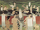Bathers on a Summer Evening 1892 - Felix Vallotton