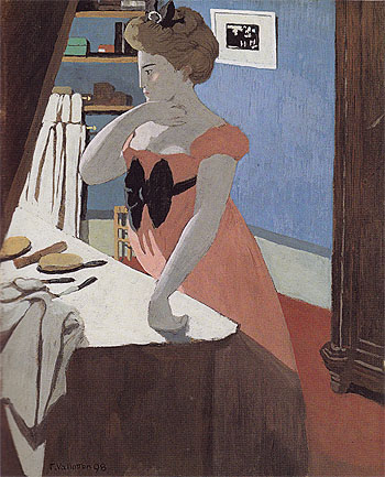 Misia at Her Dressing Table 1898 - Felix Vallotton reproduction oil painting