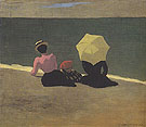 On the Beach 1899 - Felix Vallotton reproduction oil painting