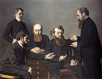 The Five Painters 1902 - Felix Vallotton reproduction oil painting