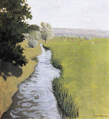 Landscape at Arques la Bataille 1903 - Felix Vallotton reproduction oil painting