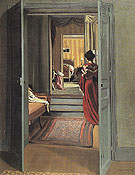 Interior with Woman in Red From Behind 1903 - Felix Vallotton