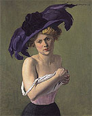 The Purple Hat 1907 - Felix Vallotton reproduction oil painting